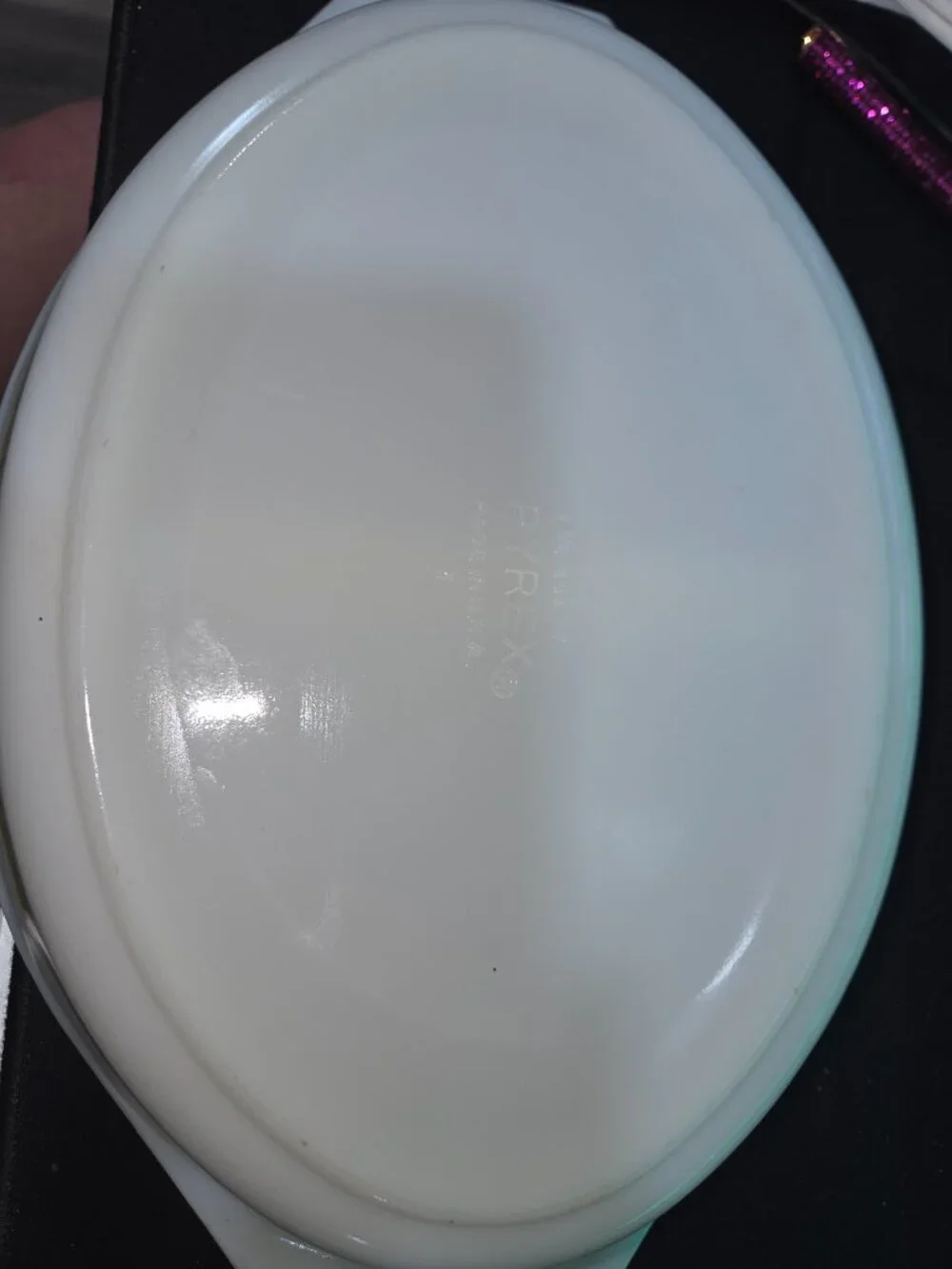 Vintage Pyrex Royal Wheat 1.5 Qt Divided Casserole Dish #963 1960